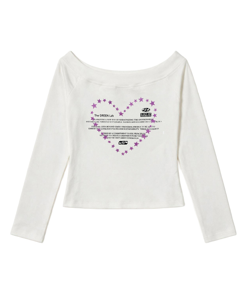 THE GREEN LAB（ザグリーンラボ）の「オフショルダー ステラ ロングスリーブ [ホワイト]（Tシャツ/カットソー・レディース・その他・FREE）」の14枚目の写真