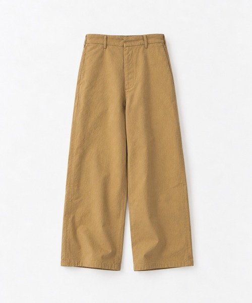CANAL JEAN（キャナルジーン）の「HARING　ワイドチノパンツ（その他パンツ・レディース・ベージュ・MEDIUM/SMALL/X-SMALL）」の2枚目の写真