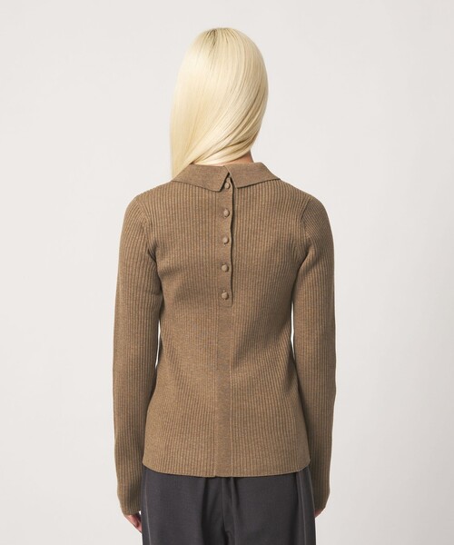 BEAUTY&YOUTH UNITED ARROWS(ビューティーアンドユースユナイテッドアローズ)の「ポリエステルブレンド 2WAY シャツカーディガン ウォッシャブル(カーディガン/ボレロ・レディース・モカ/オフホワイト/ダークグレー・FREE)」の11枚目の写真