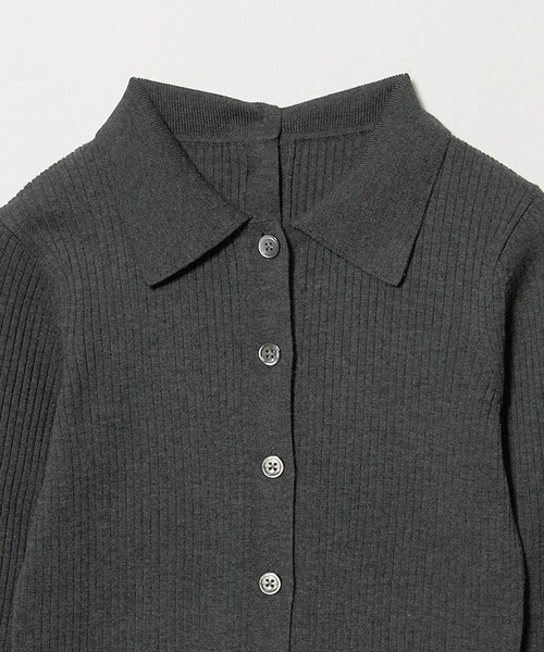 BEAUTY&YOUTH UNITED ARROWS(ビューティーアンドユースユナイテッドアローズ)の「ポリエステルブレンド 2WAY シャツカーディガン ウォッシャブル(カーディガン/ボレロ・レディース・モカ/オフホワイト/ダークグレー・FREE)」の13枚目の写真
