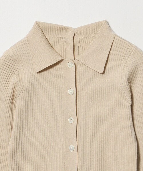 BEAUTY&YOUTH UNITED ARROWS(ビューティーアンドユースユナイテッドアローズ)の「ポリエステルブレンド 2WAY シャツカーディガン ウォッシャブル(カーディガン/ボレロ・レディース・モカ/オフホワイト/ダークグレー・FREE)」の19枚目の写真
