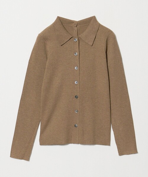 BEAUTY&YOUTH UNITED ARROWS(ビューティーアンドユースユナイテッドアローズ)の「ポリエステルブレンド 2WAY シャツカーディガン ウォッシャブル(カーディガン/ボレロ・レディース・モカ/オフホワイト/ダークグレー・FREE)」の21枚目の写真
