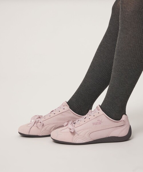PUMA(プーマ)の「<PUMA>スピードキャット エトワール スニーカー(スニーカー・レディース・ブラック/ライトピンク・24cm/22.5cm/23.5cm/23cm/24.5cm/25cm)」の19枚目の写真