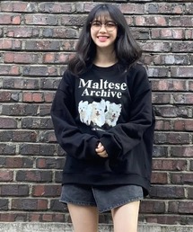 WaiKei（ワイケイ）の「◇WAIKEI◇ブランド直輸入正規品/マルチーズアーカイブ スウェット Maltese archive sweatshirts（スウェット）」
