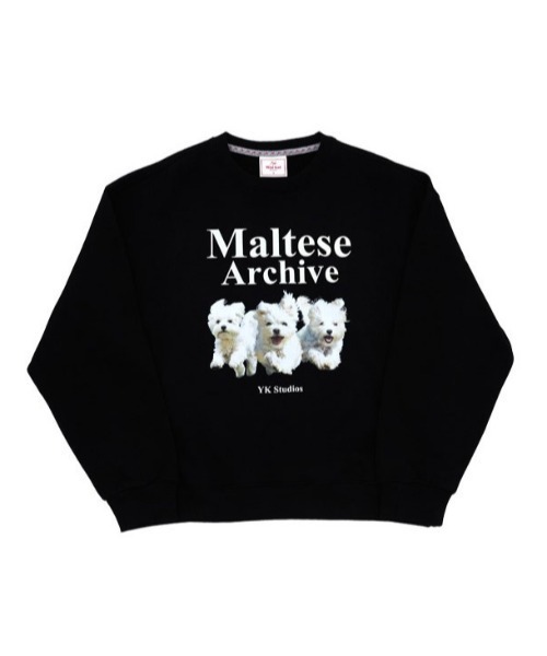 WaiKei(ワイケイ)の「◇WAIKEI◇ブランド直輸入正規品/マルチーズアーカイブ スウェット Maltese archive sweatshirts(スウェット・レディース・グレー/ブルー/ピンク/グリーン/ブラック/ライトグレー/ライトイエロー/アイボリー・M/S)」の20枚目の写真