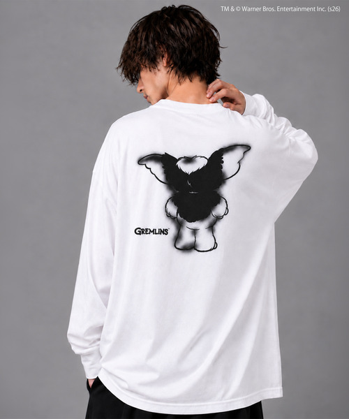 RAT EFFECT(ラットエフェクト)の「【メンズ】GREMLINS グレムリン Tシャツ(Tシャツ/カットソー・メンズ・ホワイト系2/ブラック/オフホワイト/ブラック系3/ブラック系/ホワイト系/ブラック系2/ホワイト系3・L/M)」の2枚目の写真