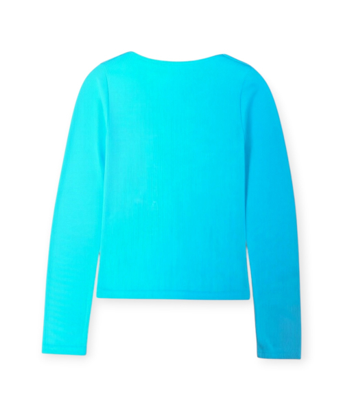 BORN SLIPPY(ボーンスリッピー)の「Future Wave Rib Long Sleeve Tee (Sky Blue)(Tシャツ/カットソー・レディース・その他・FREE)」の5枚目の写真