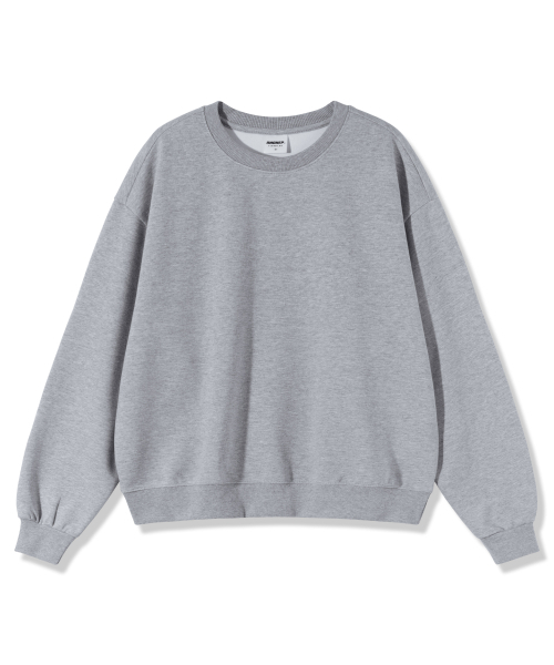 PIANER(ピアネール)の「ハッポ オーバーサイズ クロップドスウェット(メランジ)(スウェット・レディース・ミックスグレー・MEDIUM/LARGE/X-LARGE)」の6枚目の写真
