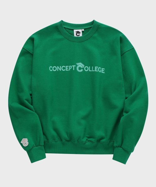 CONCEPTCOLLEGE（コンセプトカレッジ）の「ベーシックラインロゴグリーンスウェットシャツ [男女共用]（スウェット・メンズ・その他・LARGE/MEDIUM）」の2枚目の写真