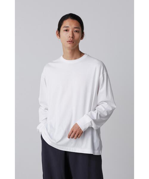 YLEVE（イレーヴ）の「YLEVE / SUVIN COTTON PULL OVER（Tシャツ/カットソー・メンズ・ブラック/ホワイト・5）」の2枚目の写真