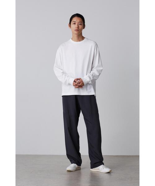 YLEVE（イレーヴ）の「YLEVE / SUVIN COTTON PULL OVER（Tシャツ/カットソー・メンズ・ブラック/ホワイト・5）」の4枚目の写真