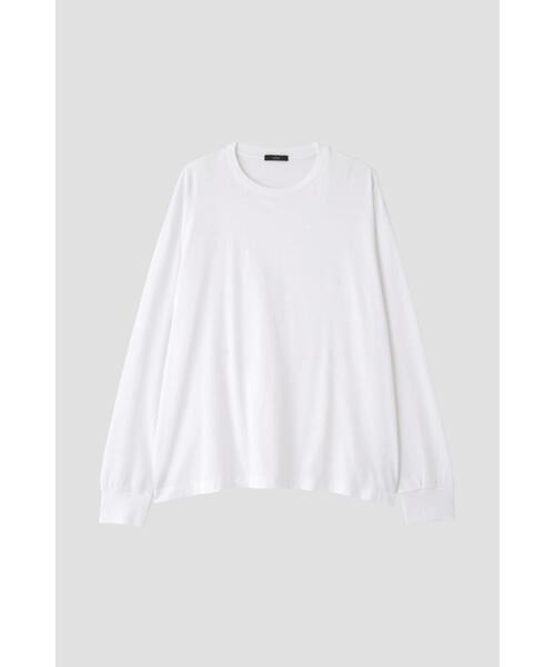 YLEVE（イレーヴ）の「YLEVE / SUVIN COTTON PULL OVER（Tシャツ/カットソー・メンズ・ブラック/ホワイト・5）」の6枚目の写真