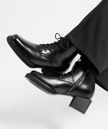 welise(�E�F���C�Y)�́ywelise×������ -ephemeral-�z +6cm Heeled Lace-Up��Side-Zip Mode Boots/+6cm�q�[�� ���[�X�A�b�v���T�C�h�W�b�v ���[�h�u�[�c(�u�[�c)