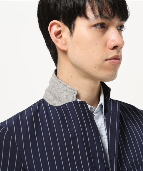 08sircus（ゼロエイトサーカス）の「08 SIRCUS シルク混ストライプ