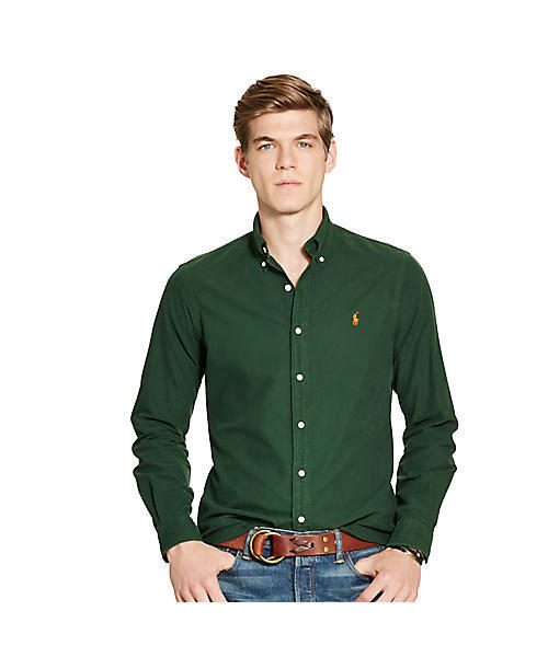 POLO RALPH LAUREN(ポロ ラルフ ローレン)の「ガーメントダイド オックスフォードシャツ(シャツ/ブラウス・メンズ・ネイビー/グリーン/ブラック/レッド系1/グレー・X-LARGE/LARGE/SMALL/X-SMALL/MEDIUM)」の11枚目の写真
