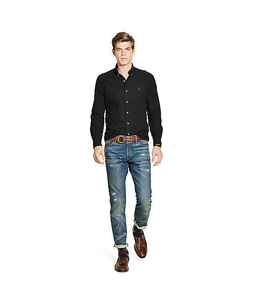 POLO RALPH LAUREN(ポロ ラルフ ローレン)の「ガーメントダイド オックスフォードシャツ(シャツ/ブラウス・メンズ・ネイビー/グリーン/ブラック/レッド系1/グレー・X-LARGE/LARGE/SMALL/X-SMALL/MEDIUM)」の15枚目の写真