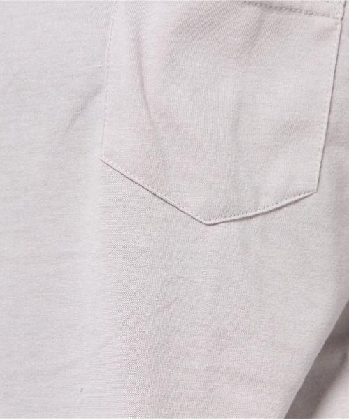 VENCEEXCHANGE（ヴァンスエクスチェンジ）の「ディープスリット5分袖T          （Tシャツ/カットソー・レディース・グレー/ブラウン/ブラック・MEDIUM）」の11枚目の写真