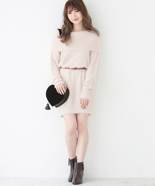 one after another NICE CLAUP（ワンアフターアナザーナイスクラップ）の「ハートミニショルダー（ショルダーバッグ・レディース・レッド/ブラック・FREE）」の6枚目の写真