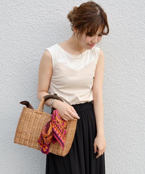 Khaju（カージュ）の「Khaju:ビスチェノースリーブ◇（タンクトップ