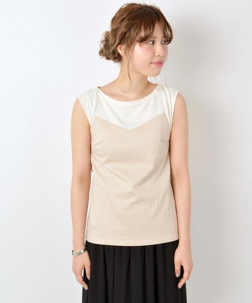 Khaju（カージュ）の「Khaju:ビスチェノースリーブ◇（タンクトップ