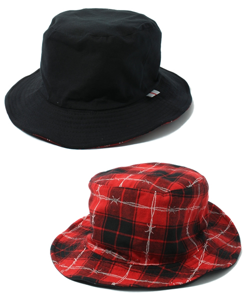 WHIZLIMITED（ウィズリミテッド）の「WIRE CHECK HAT（ハット・メンズ・ブルー/レッド/グレー・MEDIUM/LARGE）」の3枚目の写真