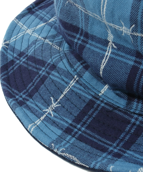 WHIZLIMITED（ウィズリミテッド）の「WIRE CHECK HAT（ハット・メンズ・ブルー/レッド/グレー・MEDIUM/LARGE）」の5枚目の写真