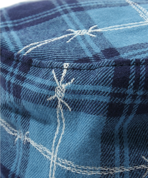 WHIZLIMITED（ウィズリミテッド）の「WIRE CHECK HAT（ハット・メンズ・ブルー/レッド/グレー・MEDIUM/LARGE）」の6枚目の写真