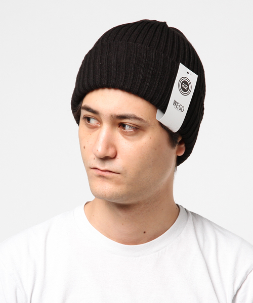WEGO（ウィゴー）の「WEGO/リブニットキャップ（ニットキャップ/ビーニー・メンズ・ブラック/ネイビー/ワイン/杢グレー/レッド/パープル/ホワイト・FREE）」の13枚目の写真