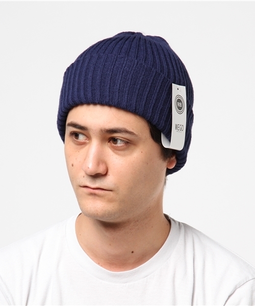 WEGO（ウィゴー）の「WEGO/リブニットキャップ（ニットキャップ/ビーニー・メンズ・ブラック/ネイビー/ワイン/杢グレー/レッド/パープル/ホワイト・FREE）」の11枚目の写真