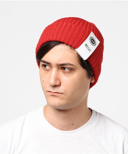 WEGO（ウィゴー）の「WEGO/リブニットキャップ（ニットキャップ/ビーニー・メンズ・ブラック/ネイビー/ワイン/杢グレー/レッド/パープル/ホワイト・FREE）」の10枚目の写真