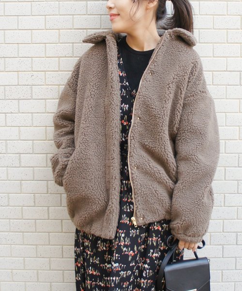 Spick & Span(スピックアンドスパン)の「ORIGINAL ボアブルゾン