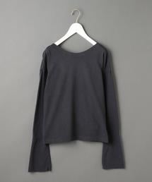 6 | ＜6(ROKU)＞∴FLARE SLEEVE BACK OPEN NECK PULLOVER/プルオーバー(Tシャツ/カットソー)