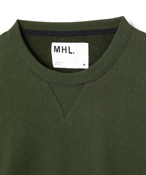 MHL.（エムエイチエル）の「LIGHT LOOPBACK COTTON（Tシャツ/カットソー・メンズ・ブラック/ダークグリーン・LARGE/MEDIUM）」の9枚目の写真