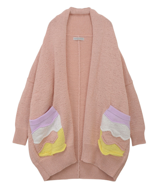 TSUMORI CHISATO（ツモリチサト）の「S ｽｶﾗｯﾌﾟﾆｯﾄ（カーディガン
