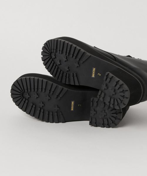 PUNYUS（プニュズ）の「レースアップブーツ（ブーツ・レディース・ブラック・1/2/3/4）」の3枚目の写真