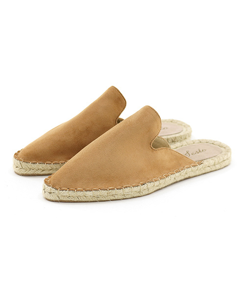 SESTO（セスト）の「ジュートソールのポインテッドトゥバブーシュスリッパサンダル/ぺたんこミュール/リラックスサンダル（サンダル・レディース・ブラック/ブラック系その他/ラベンダー/シルバー/グリーン/ベージュ/ホワイト・37/39/38/36）」の9枚目の写真