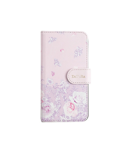 DaTuRa(ダチュラ)の「【iPhone8/7/6s/6対応 手帳型ケース】DaTuRa(ダチュラ)×Gizmobies/FLOWER LACE PNK(モバイルケース/カバー)」|ピンク