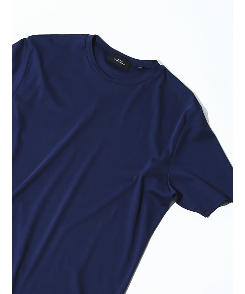 ABAHOUSE(アバハウス)の「【Recency of Mine】ローズペトール クルーネックTシャツ(Tシャツ/カットソー・メンズ・ホワイト/ブラック/ネイビー/オリーブ/ピンク/サックスブルー・44/46/48)」の4枚目の写真