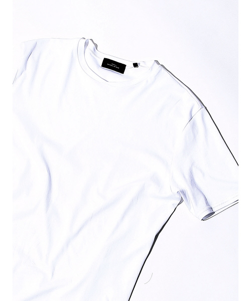 ABAHOUSE(アバハウス)の「【Recency of Mine】ローズペトール クルーネックTシャツ(Tシャツ/カットソー・メンズ・ホワイト/ブラック/ネイビー/オリーブ/ピンク/サックスブルー・44/46/48)」の2枚目の写真