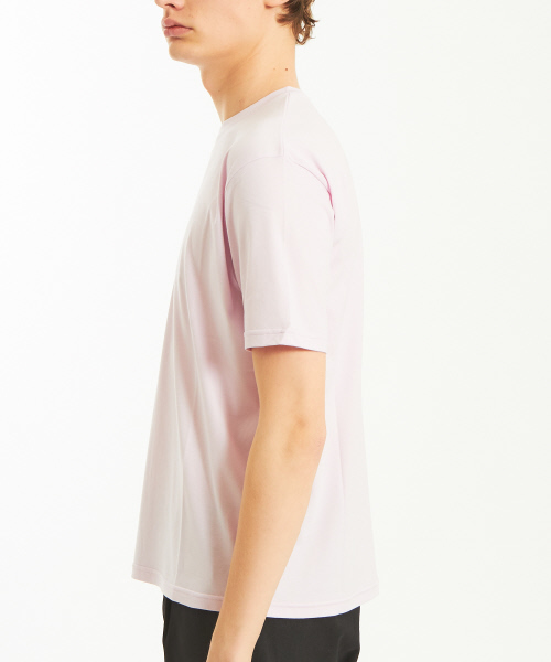 ABAHOUSE(アバハウス)の「【Recency of Mine】ローズペトール クルーネックTシャツ(Tシャツ/カットソー・メンズ・ホワイト/ブラック/ネイビー/オリーブ/ピンク/サックスブルー・44/46/48)」の8枚目の写真