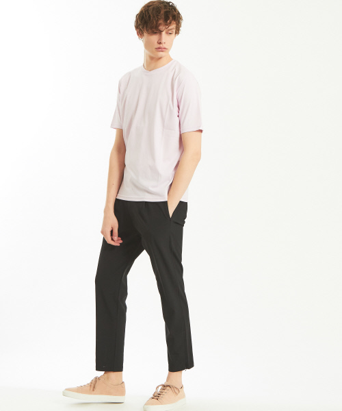 ABAHOUSE(アバハウス)の「【Recency of Mine】ローズペトール クルーネックTシャツ(Tシャツ/カットソー・メンズ・ホワイト/ブラック/ネイビー/オリーブ/ピンク/サックスブルー・44/46/48)」の14枚目の写真