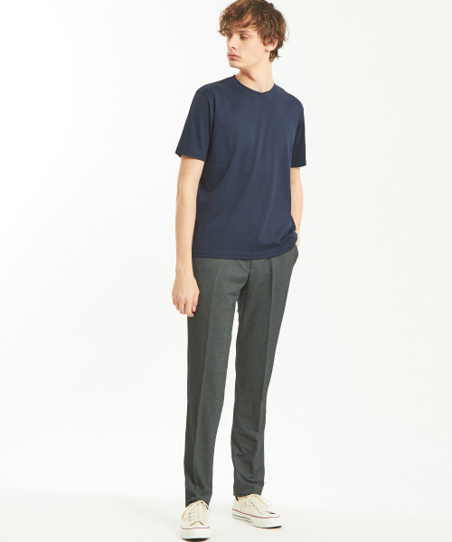 ABAHOUSE(アバハウス)の「【Recency of Mine】ローズペトール クルーネックTシャツ(Tシャツ/カットソー・メンズ・ホワイト/ブラック/ネイビー/オリーブ/ピンク/サックスブルー・44/46/48)」の20枚目の写真