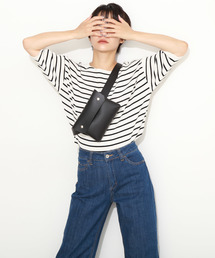 FREE'S MART | 総針裾ダーツ５分袖コンパクトニット(ニット/セーター)