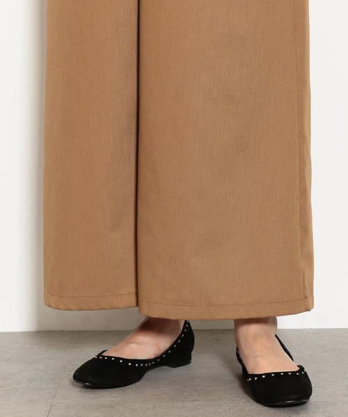 green label relaxing（グリーンレーベルリラクシング）の「NFC メタルリングオールインワン（つなぎ/オールインワン・レディース・モカ/ブラック・36/38）」の4枚目の写真