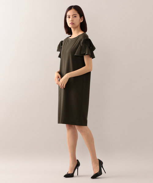 Epoca エポカ の リボンコンビ ジャージードレス ワンピース Wear