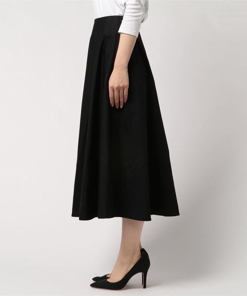 RIVE DROITE(リヴドロワ)の「チノフレアースカート(スカート・レディース・ブラック/ベージュ・38/36)」の3枚目の写真