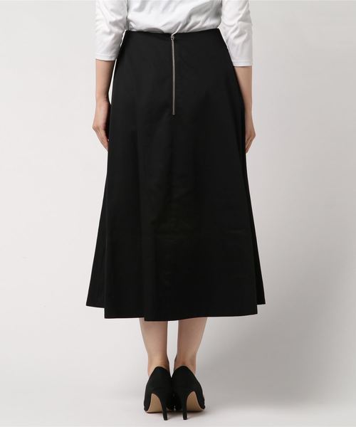 RIVE DROITE(リヴドロワ)の「チノフレアースカート(スカート・レディース・ブラック/ベージュ・38/36)」の4枚目の写真