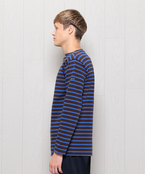 SAINT JAMES（セントジェームス）の「＜SAINT JAMES＞OUESSANT BORDER 18FW/カットソー（Tシャツ/カットソー・メンズ・その他1/ダークブラウン/ブラック/ホワイト・4/5）」の6枚目の写真