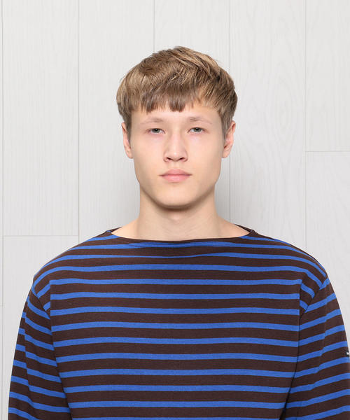 SAINT JAMES（セントジェームス）の「＜SAINT JAMES＞OUESSANT BORDER 18FW/カットソー（Tシャツ/カットソー・メンズ・その他1/ダークブラウン/ブラック/ホワイト・4/5）」の8枚目の写真