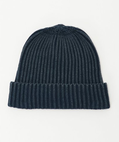 VENCEEXCHANGE（ヴァンスエクスチェンジ）の「硫化染めニットワッチ（ニットキャップ/ビーニー・メンズ・ブラック/ネイビー/ワインレッド・フリー）」の3枚目の写真